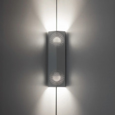 Бра біле металеве з перфорацієї двостороннє світло під лампи E27