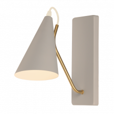 Бра конус сірий/золото для сучасного інтер’єру патрон Е27