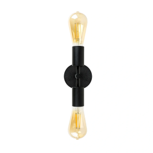 Бра настінне E27 led метал дволампове