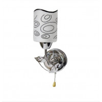 Бра настінне на 1 плафон під лампу Е27, вимикач на корпусі