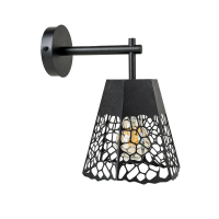 Бра настінне сучасне з ажурним плафоном E27