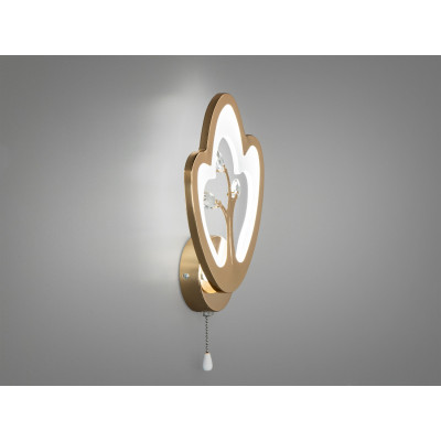 Бра світлодіодне 17Вт з ланцюжком‑вимикачем, три режими світла