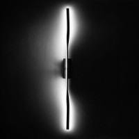 Бра світлодіодне чорне 90 см 36Вт з перемиканням світла