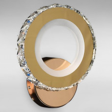 Бра светодиодное с декоративным кольцом 24Вт 3000-6000К золото