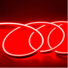 Красный led неон 12В 8×16мм 120 LED/м IP65 (цена 1м)