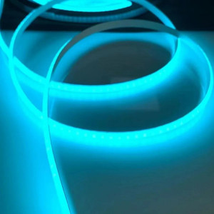 COB LED лента сплошного свечения 12V 10W 320 LED/м Ice Blue, бобина 5м (цен...