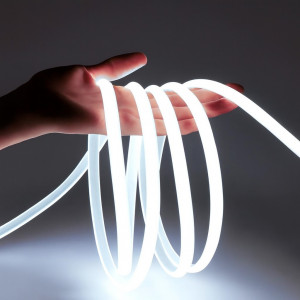 COB лента 240д.м. без точек 220V IP65 10W 6500К белый холодный LED STORY (цена 1м)