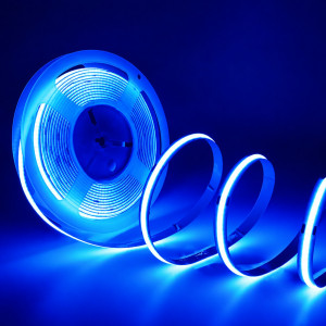 COB лента led 24V 10Вт 320 LED/м синий цвет 1000Lm 120°, бобина 5м (цена 1м)