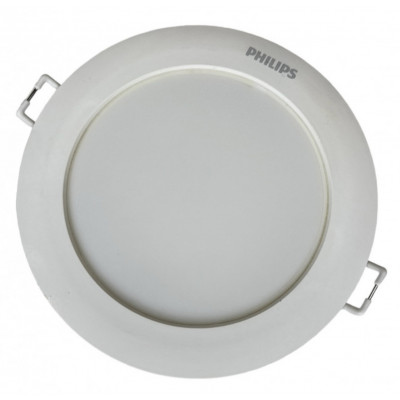 Врізний точковий LED світильник Philips 10.5W круг 4000К нейтральний білий