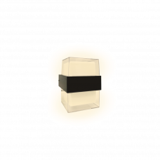 Декоративный LED светильник фасадный 8Вт 3000К белый теплый