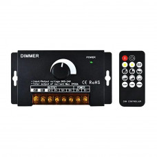 Диммер для led-ленты mono 5–24V 90A с RF-пультом 14 кнопок