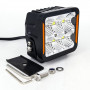 Додаткові лед фари WL SQ-108 120W 4" 24 LED 9–32V 6000K з денними вогнями DRL - фото №2