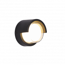 Фасадний світильник 9Вт круглий дизайн тепле світло 3000K