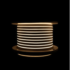 Гнучкий led неон 24В 10Вт/м IP68 120 д.м. 8x16мм білий теплий (ціна 1м)