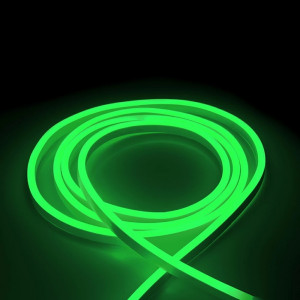 Гнучкий led неон зелений 12В SMD2835 6×12мм IP65 (ціна 1м)