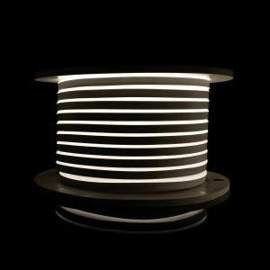 Флекс неон 24V 120 LED/м IP65 6*12мм 8Вт/м нейтральный белый 4000K (цена 1м...