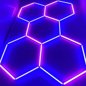 Світильник для комерційних приміщень 112W світлодіодний RGB 21120Lm 5hexs Біжучий вогонь