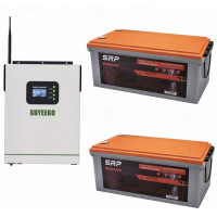 Інвертор автономний 5,5кВт 220В + 2 акумулятори SRP LiFePO4 48V100A 5120Вт ...