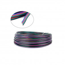 Кабель 4 жили 0,065 мм² плоский для LED стрічки RGB SMD5050/SMD3528 економ ...