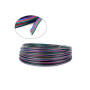 Кабель 4 жилы 0,065 мм² плоский для LED ленты RGB SMD5050/SMD3528 эконом от 5м (цена 1м) - фото №1
