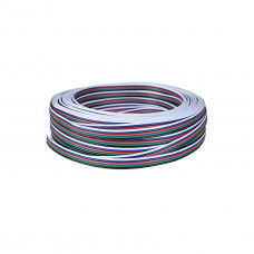 Кабель 5pin для подключения LED ленты SMD5050 5x0,065 мм² эконом от 5м (цен...