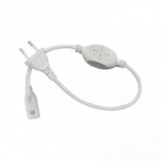 Кабель питания для LED неона 220В 8*16mm IP65 4А с адаптером и вилкой