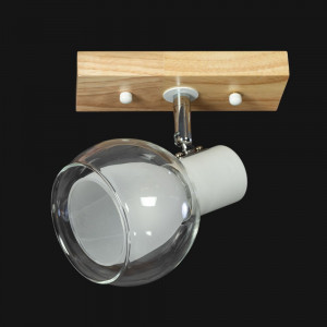 Компактный потолочный/настенный светильник E14 поворотный плафон