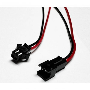 Комплект конекторів JST SM 2Pin тато + мама з кабелем 150 мм