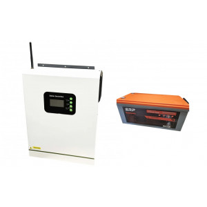 Комплект резервного живлення інвертор 5,5кВт 220В + акумулятор SRP LiFePO4 48V100A