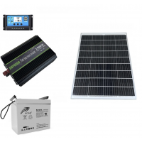 Портативний комплект резервного живлення 1500Вт Led Story з сонячною панелл...