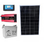 Комплект резервного живлення з сонячною панеллю 120W + інвертор 1500W (макс 3000W) чистий синус + ШИМ та АКБ AGM RA12-60, 12V-60Ah LED STORY - фото №1