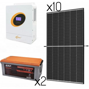 Комплект солнечной электростанции с инвертором 5.5кВт 48V + солнечные панел...