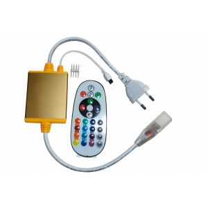 Контроллер для RGB неона 220В 8х16мм (1500W; IR; 16K)