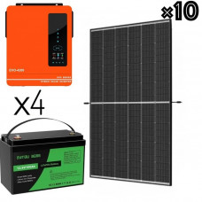 Зарядная станция инвертор 4.2кВт с аккумуляторами LiFePO4 12.8V 100Ah (1280...
