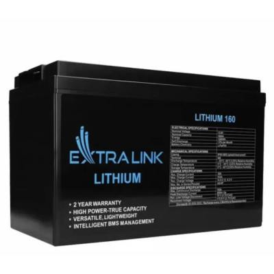 КРЖ инвертор 4.2кВт 24-220В чистый синус+ 2*АКБ Extra Link Lithium 160 Ah (общая емкость 4096Вт)
