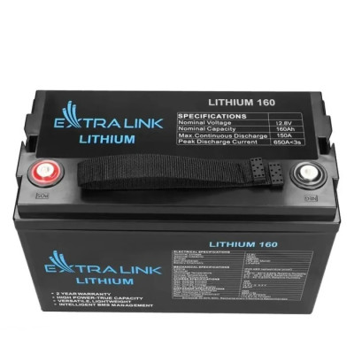 КРЖ инвертор 4.2кВт 24-220В чистый синус+ 2*АКБ Extra Link Lithium 160 Ah (общая емкость 4096Вт)