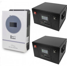 Резервное питание для квартиры инвертор 6,2кВт гибридный 48V чистый синус +...
