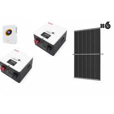 Солнечная электростанция для дома (инвертор 3600Вт 24V + солнечные панели 4...