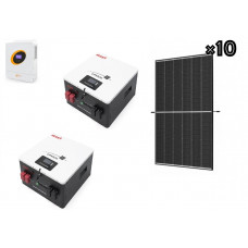 Комплект солнечной электростанции с инвертором 5500Вт 48V + солнечные панел...