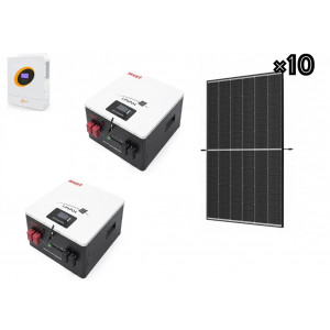 Комплект солнечной электростанции с инвертором 5500Вт 48V + солнечные панел...