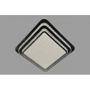 Квадратна led люстра з кришталем 280Вт 60×60 см 3200-6000К IP20 з пультом