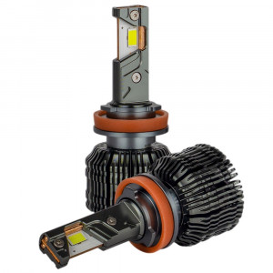 Лед автолампа UL-01 DELUX H11/H8/H9 5500К 65Вт CAN з активним охолодженням,...