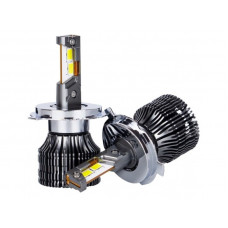 Led автолампа UL-01 DELUX H4/H19 5500K 6500Лм 65W CAN для фар головного све...