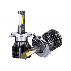 Led автолампа UL-01 DELUX H4/H19 5500K 6500Лм 65W CAN для фар головного сві...