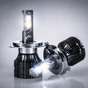 Led автолампа UL-01 DELUX H4/H19 5500K 6500Лм 65W CAN для фар головного све...