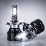 Led автолампа UL-01 DELUX H4/H19 5500K 6500Лм 65W CAN для фар головного света к-т 2шт. - фото №1