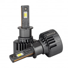 Led автолампы H3 65W 5500K 9-60V AL-15 с драйвером, комплект 2шт.
