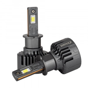 Led автолампы H3 65W 5500K 9-60V AL-15 с драйвером, комплект 2шт.