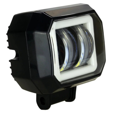 Led фара дополнительного света WL RE-07 SP DRL 14W 6000K 9-32V IP67 75×65мм