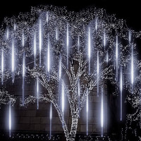 Led гірлянда Метеоритний дощ 3×0,5м 280LED біла IP65 з'єднання до 2 шт.